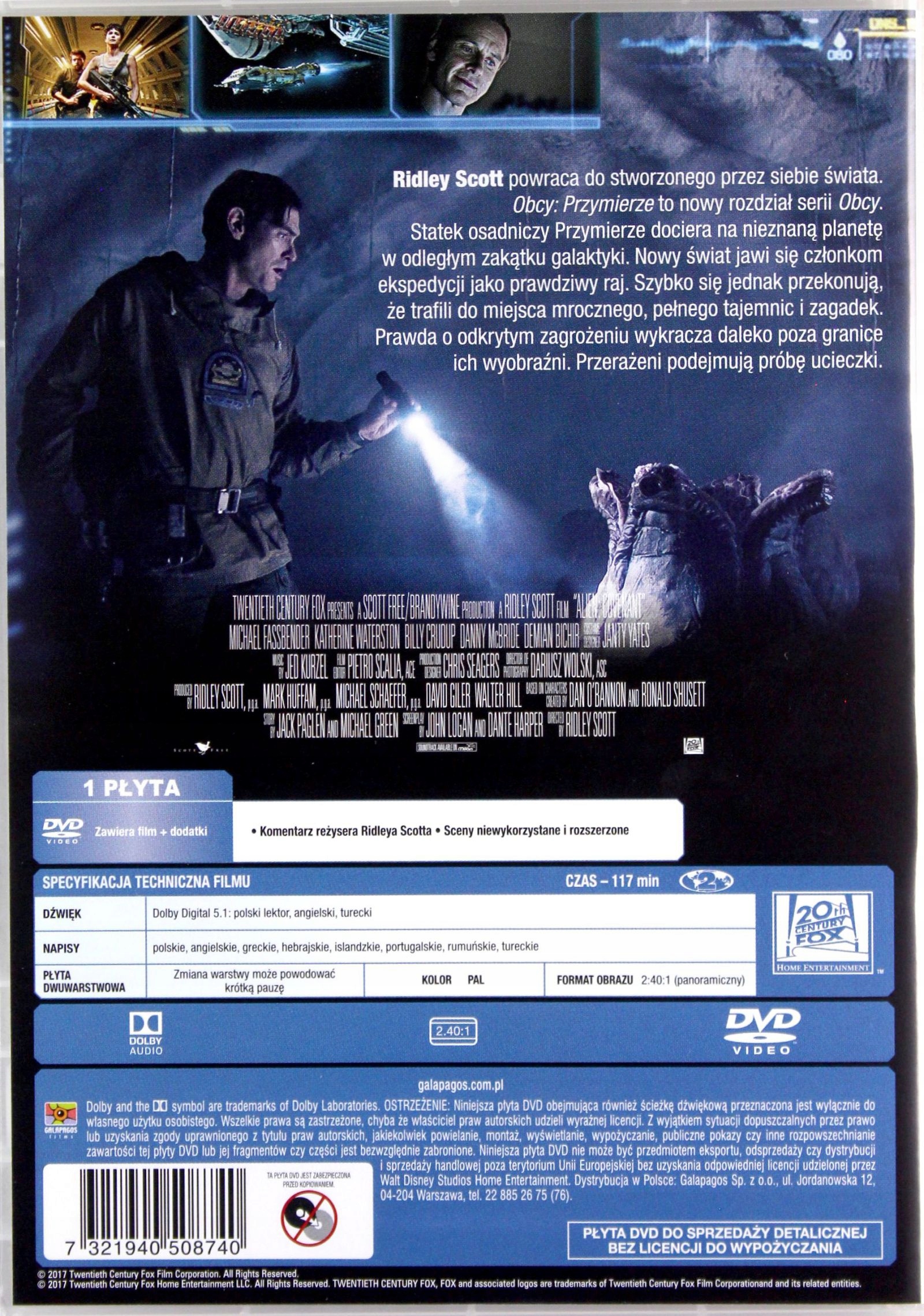 OBCY: PRZYMIERZE (DVD) Stan opakowania oryginalne