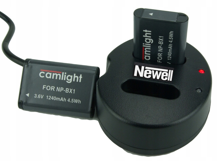 ŁADOWARKA USB do SONY Cyber-shot DSC-RX100M5 Liczba akumulatorów ładowanych jednocześnie 2