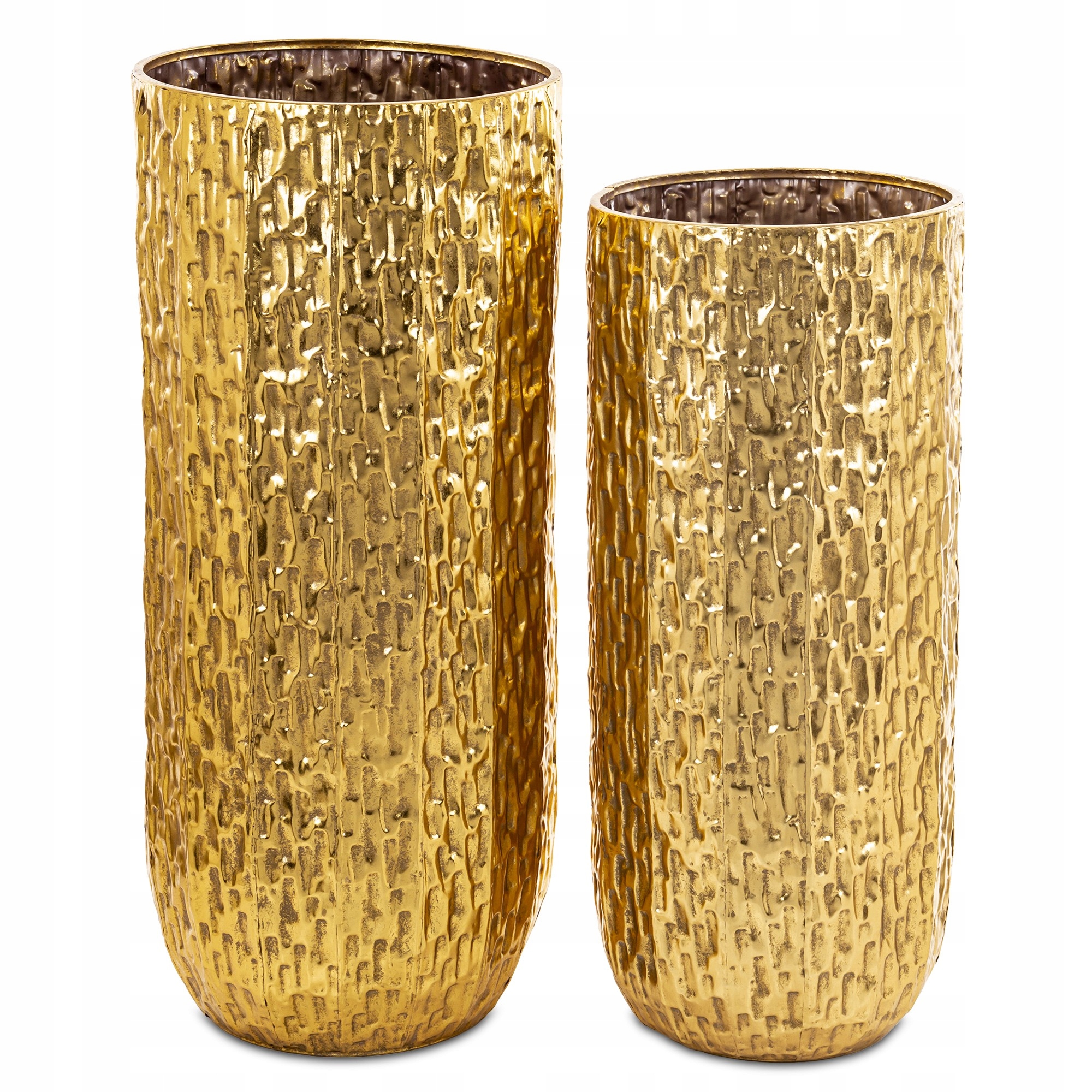 Váza Obal Na Kvetináč na zlatý kvetináč dekorácia sada 2ks krytov na dom