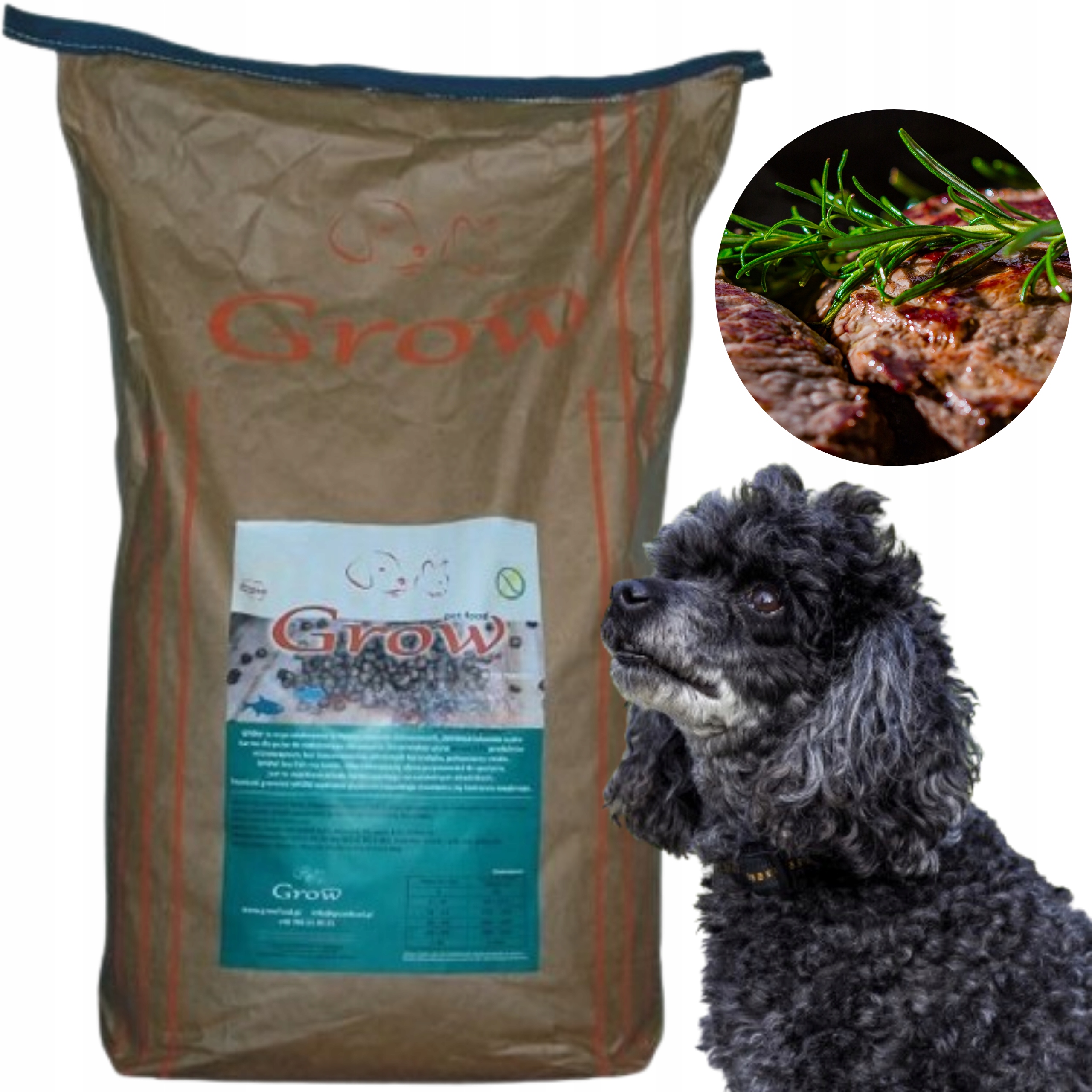 Levně Krmivo Grow Kachna S Rybou Adult L 7 kg Suché Krmivo pro psa Adult Dog dárek