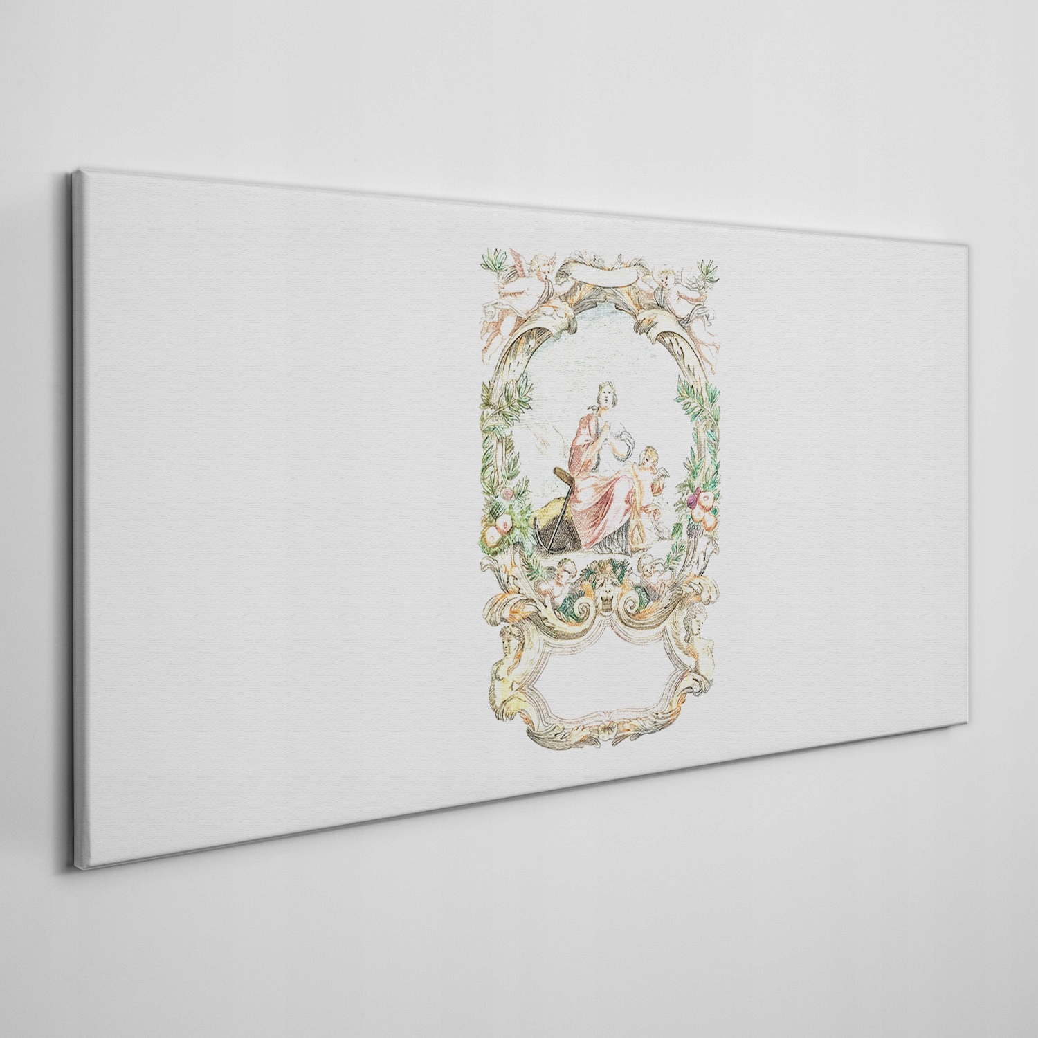 

Obraz ścienny na płótnie Anioły vintage 140x70 cm