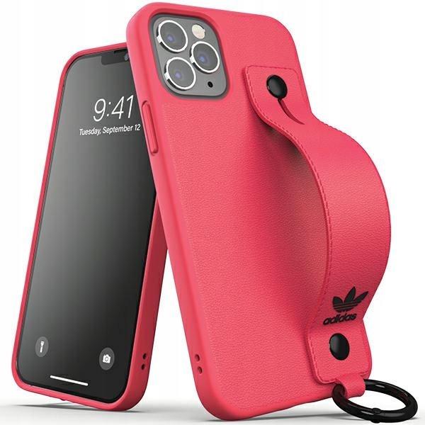 Etui na iPhone 12/12 Pro Adidas Or z rękawem różowe 42397