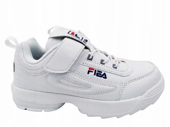 

Sneakersy Lekkie Buty Sportowe Rzepy Adidasy Fil