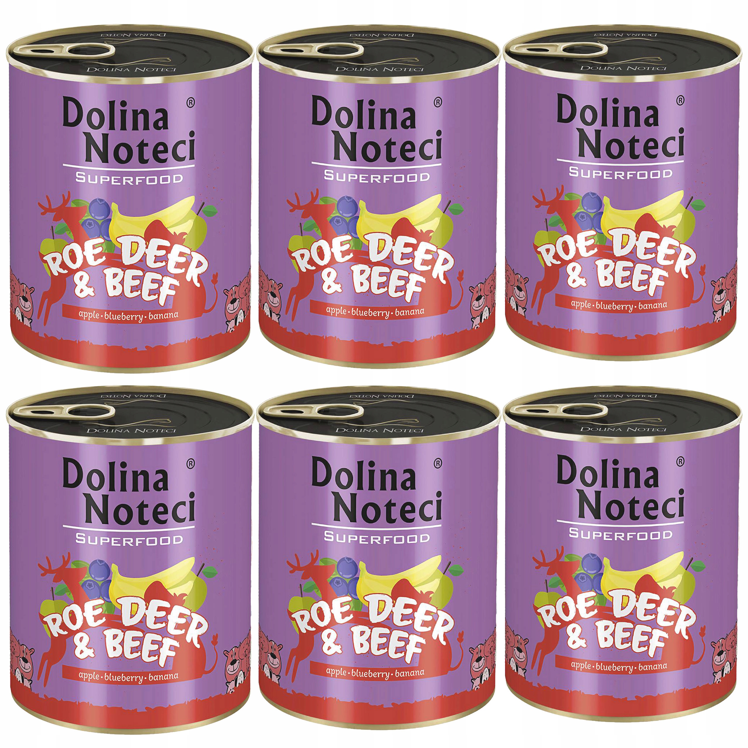 Levně Dolina Noteci Superfood Krmivo pro psa Srna 6x 800g