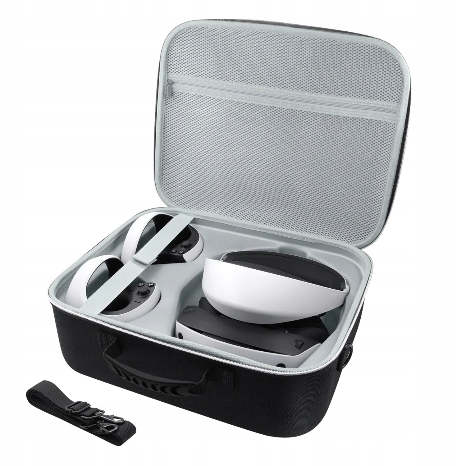 You2K Wzmocniona walizka ochronna na gogle PlayStation VR2 i dwa kontrolery
