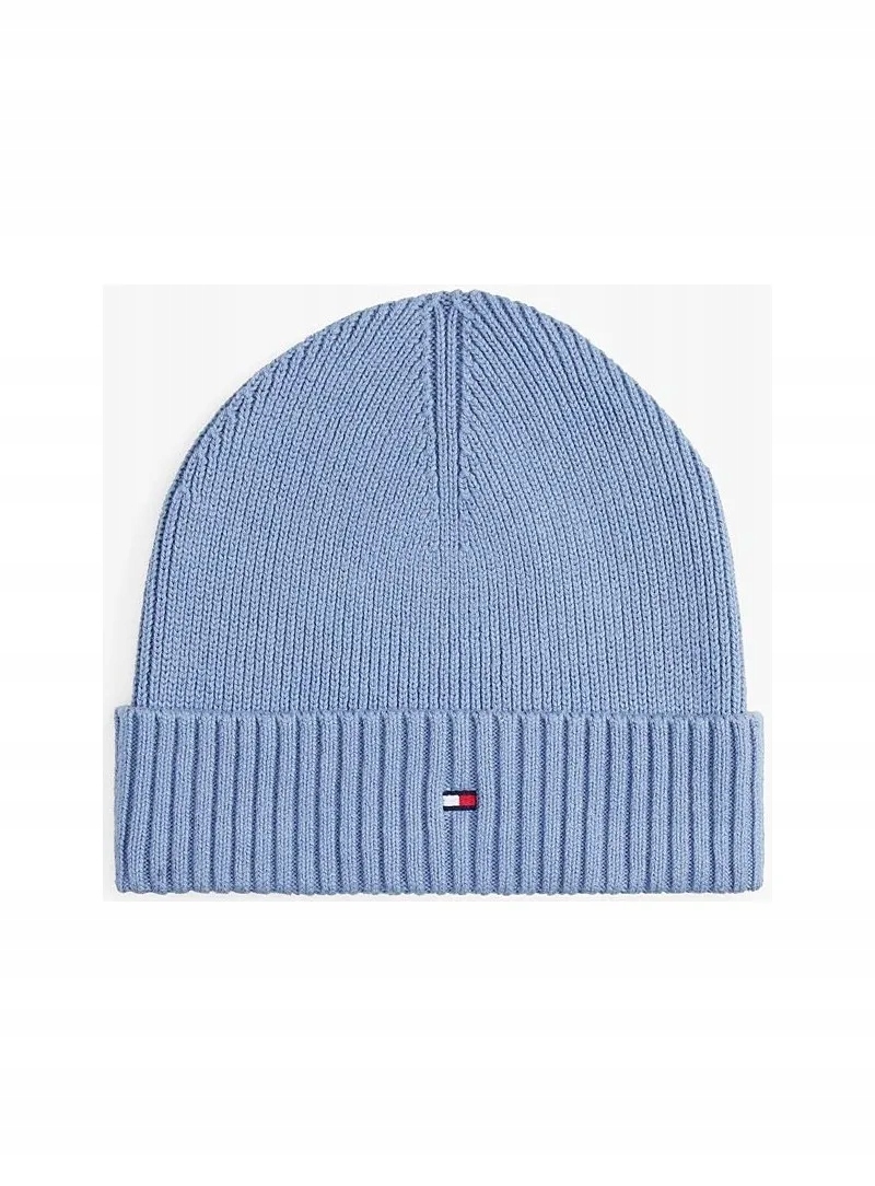 Čepice Zimní Tommy Hilfiger Th Flag Pima Cotton Beanie AM0AM12796 C2B