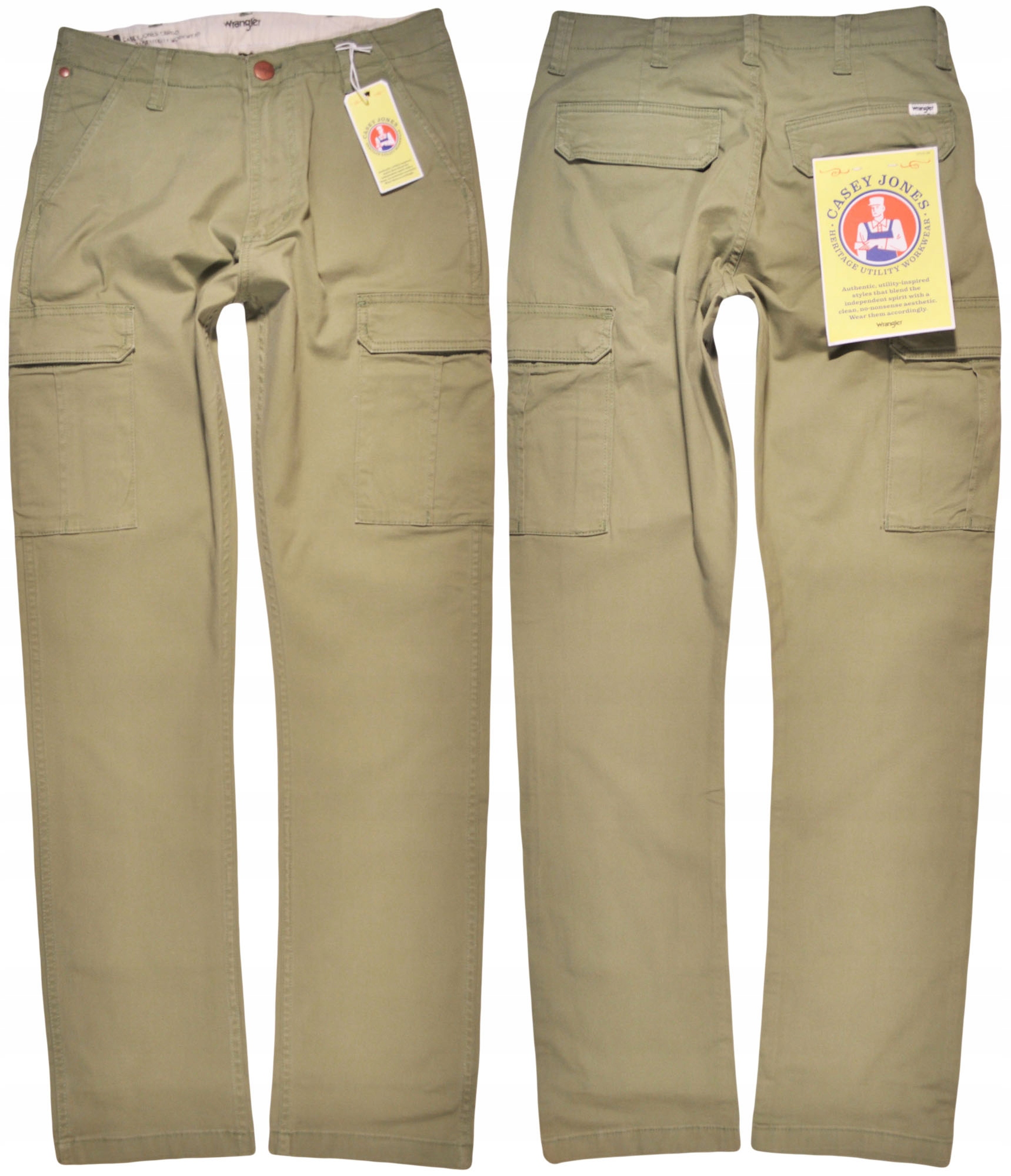 Wrangler kalhoty Regular green Casey Cargo W29 L34