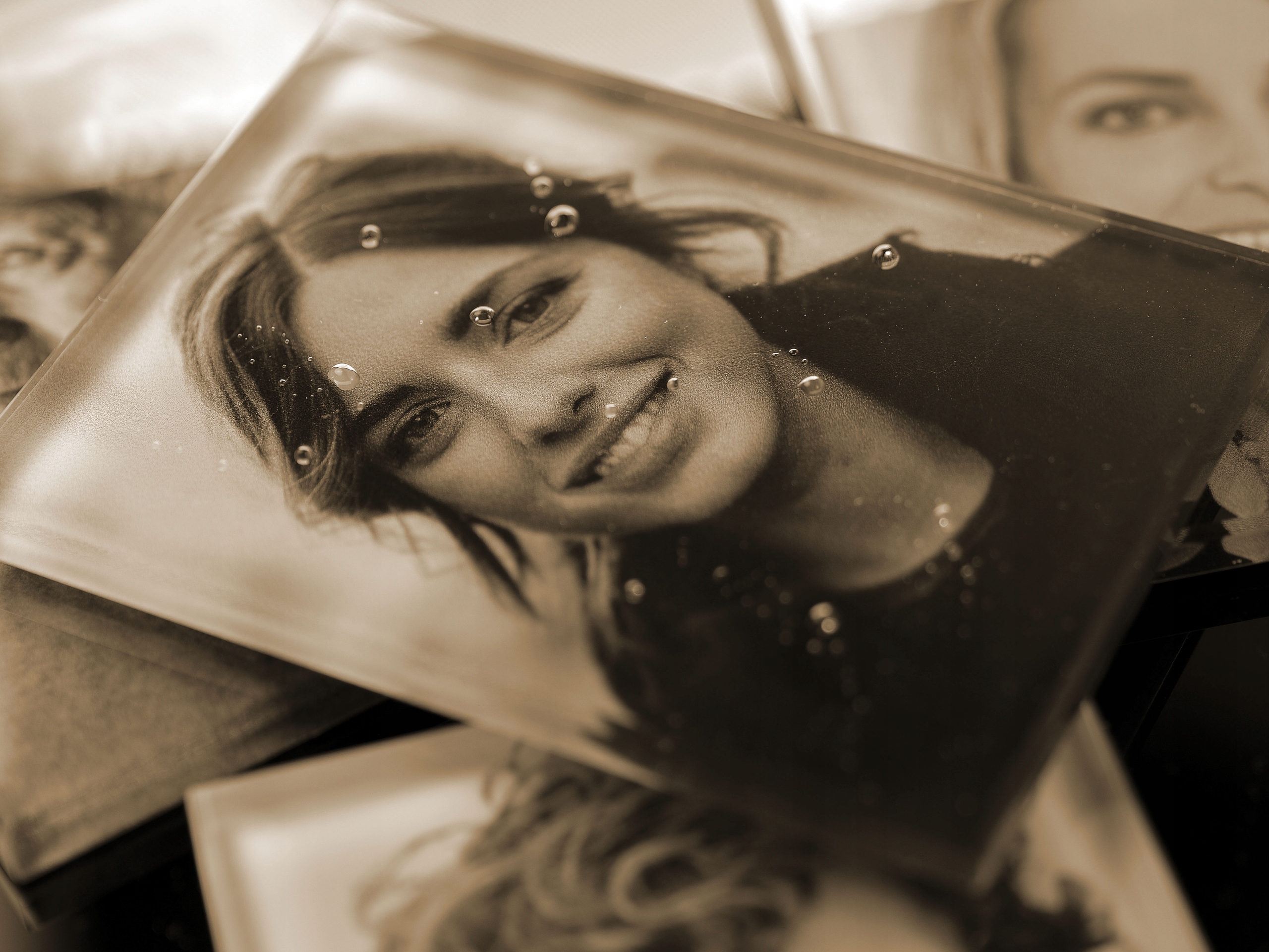 Zdjęcie nagrobkowe 9x12cm KRYSZTAŁ nagrobek/sepia Format zdjęć inny