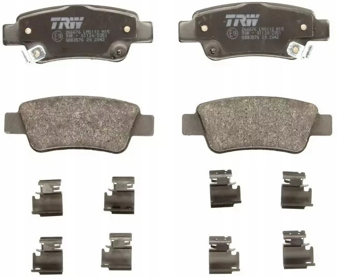 TRW KLOCKI HAMULCOWE TYŁ GDB3576