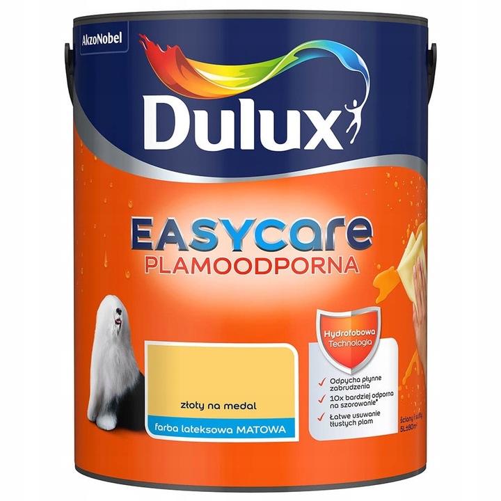 Dulux Easy Care Barva Odolná Vůči Skvrnám, Zlatá Na Medaili 5 L