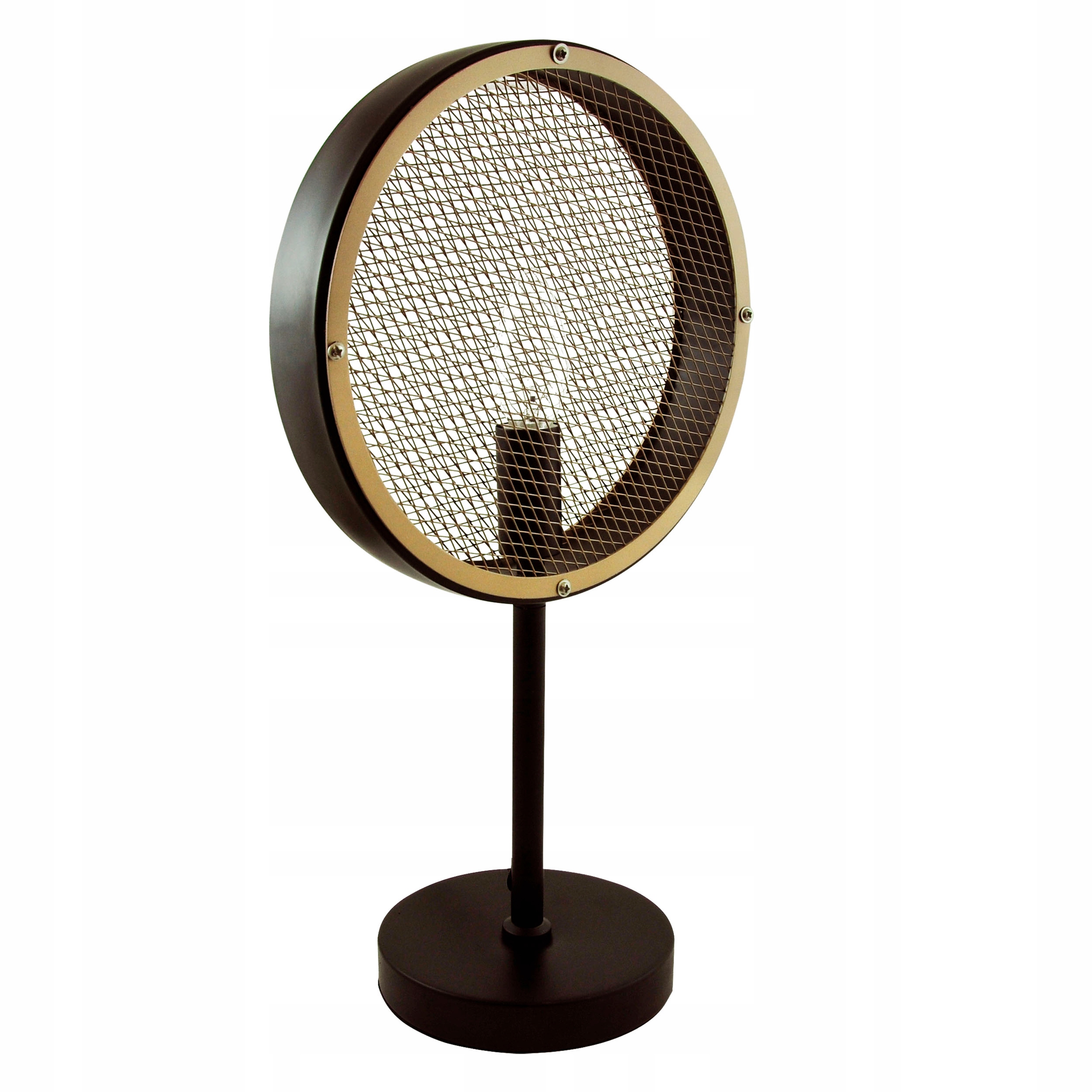 

Lampa stołowa Led E14 siatka okrągła Vintage Polux