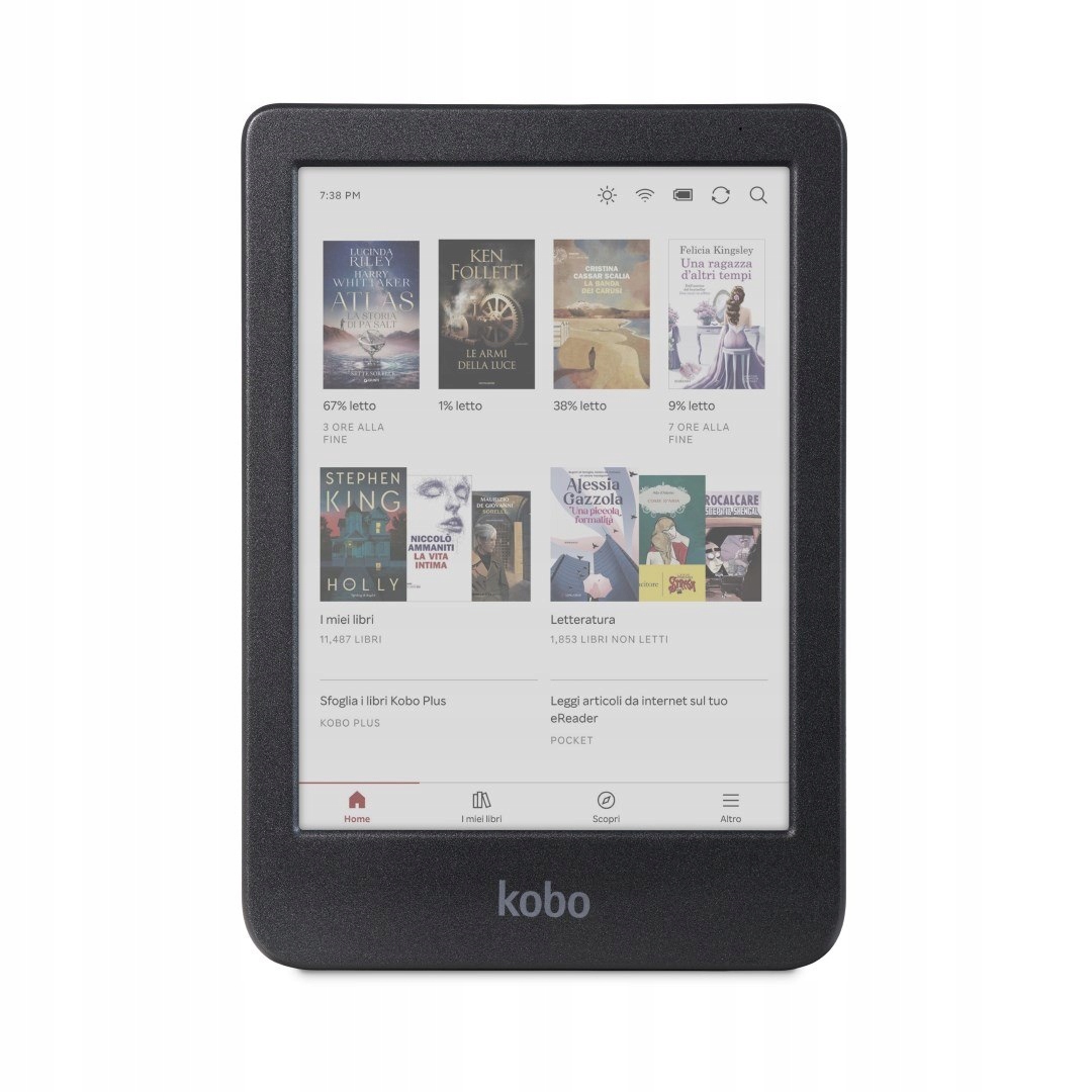 E-kniha Kobo Clara Colour 6" E-Ink Kaleido 3 16GB Wi-fi Černá