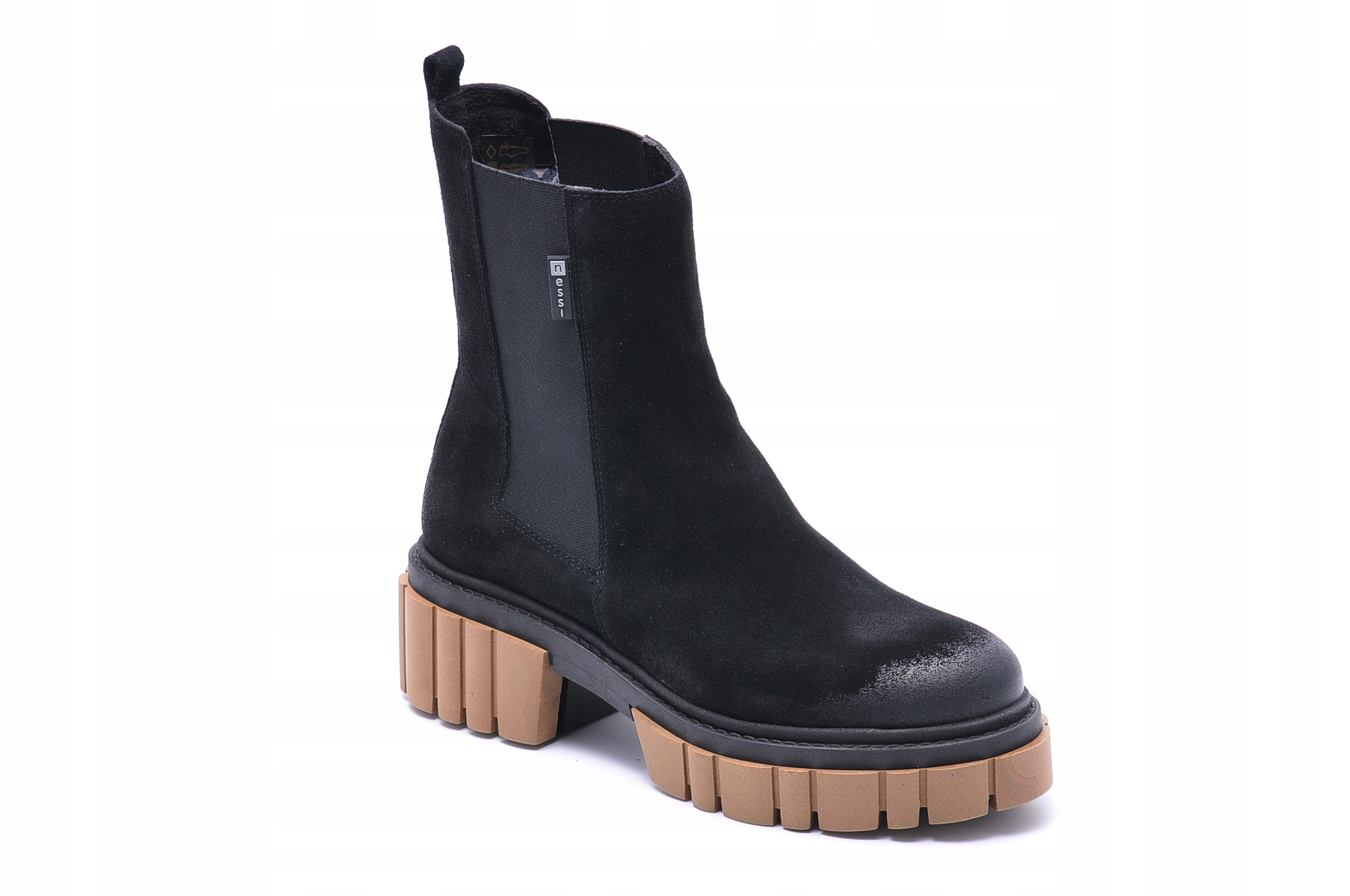 

Botki Nessi 21118 Czarny W Rozmiar 38