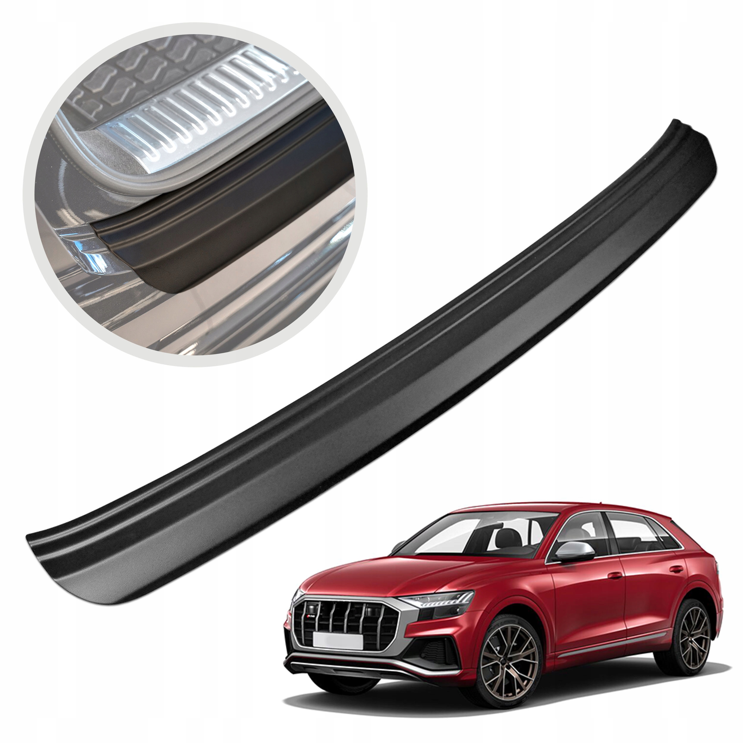 Ochranná lišta na zadný nárazník pre Audi Q8 SQ8 2018-