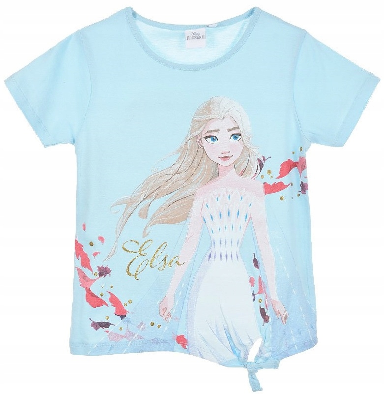 

Niebieska koszulka Kraina Lodu Elsa