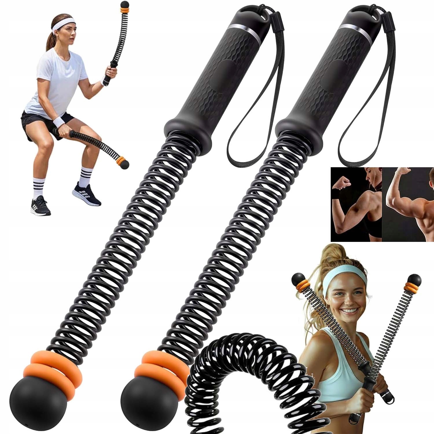 Battle Rope Lina Do Przenośne Treningowa Solidny Bojowa Do Treningu Czarny