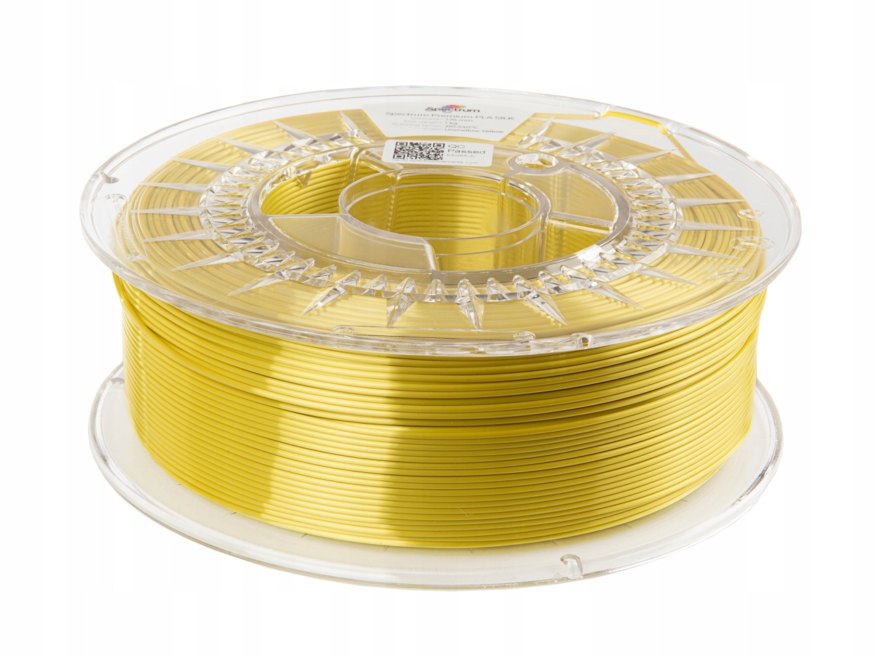 Spectrum Silk Pla 1,75 mm Niełagodzony Żółty 1kg