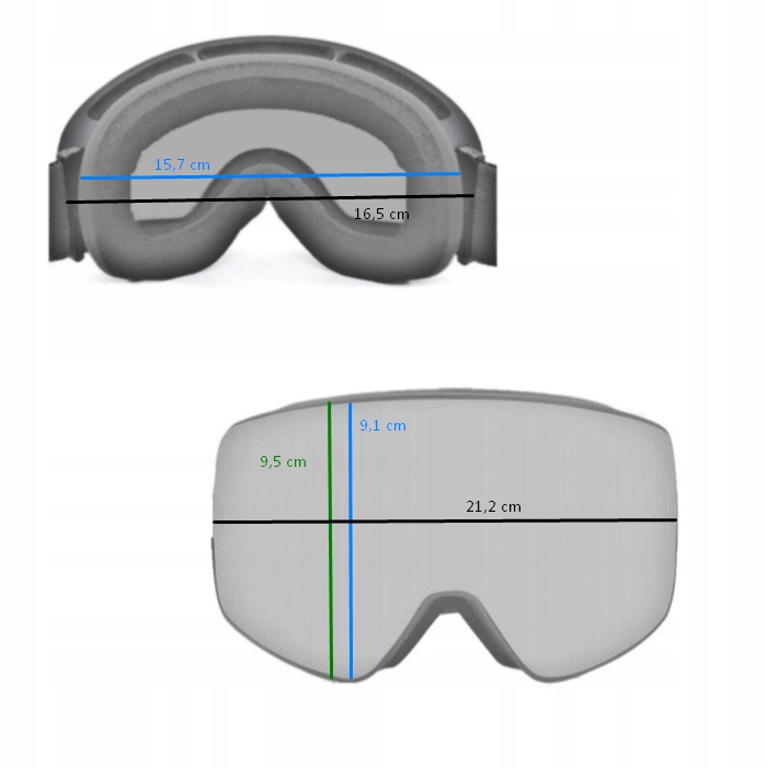 GOGLE NARCIARSKIE NA SNOWBOARD ARCTICA G-114B Marka Arctica