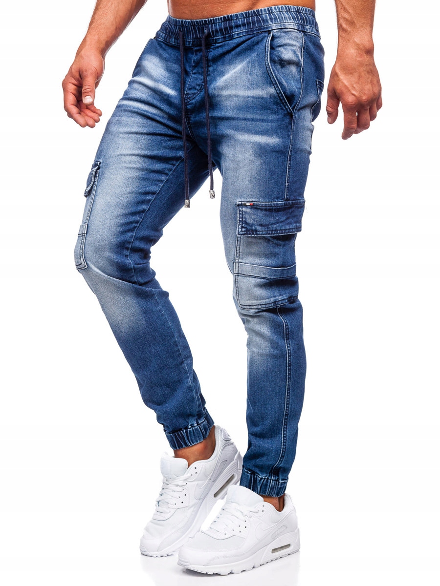 

Spodnie Jeansowe Niebieskie MP0111BS Denley_l