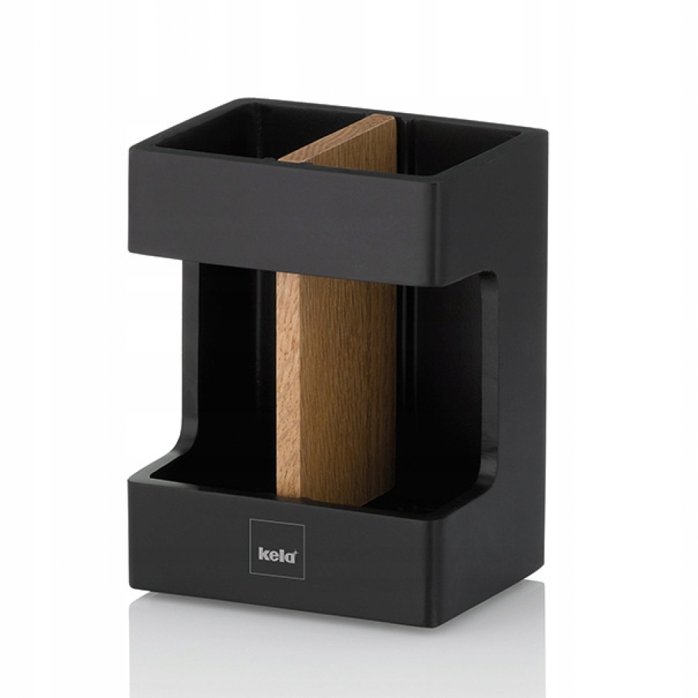 

Kubek łazienkowy na szczoteczki Kela Cube Black