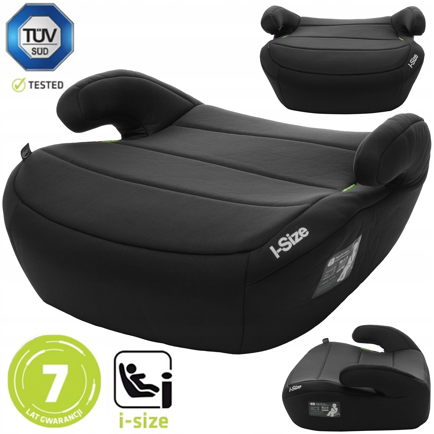 FOTELIK SAMOCHODOWY PODSTAWKA SIEDZISKO BOOSTER 22-36 KG 125-150 cm i-SIZE EAN (GTIN) 5901678868020