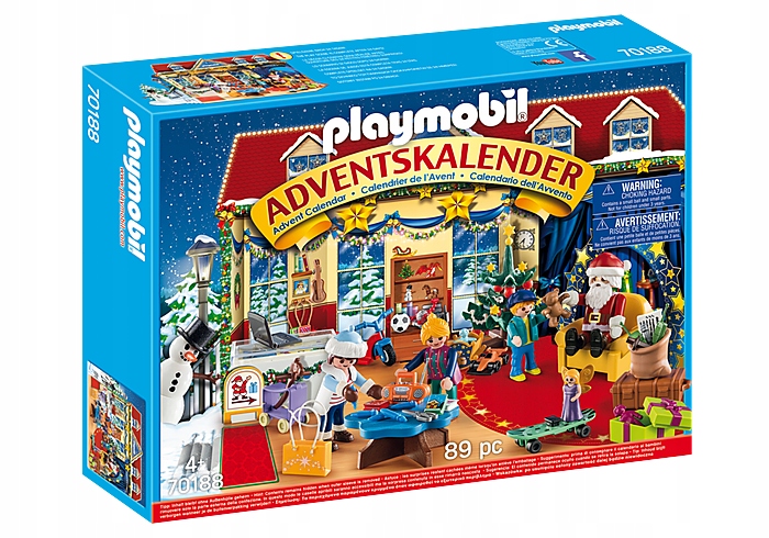 PLAYMOBIL 70188 KALENDARZ ADWENTOWY ŚWIĄTA +GRATIS Materiał plastik