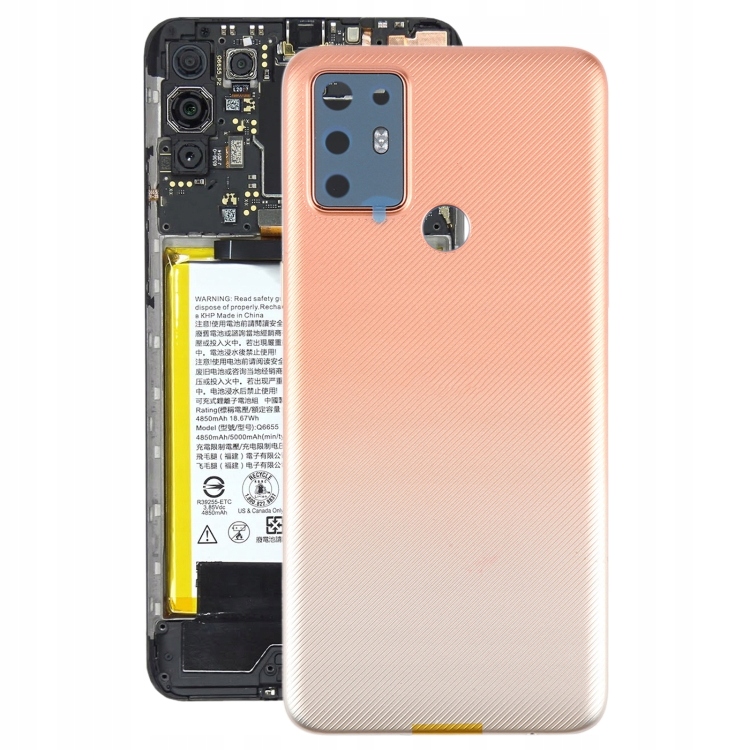 Original Battery Back Cover for HTC Desire 20+ Orange