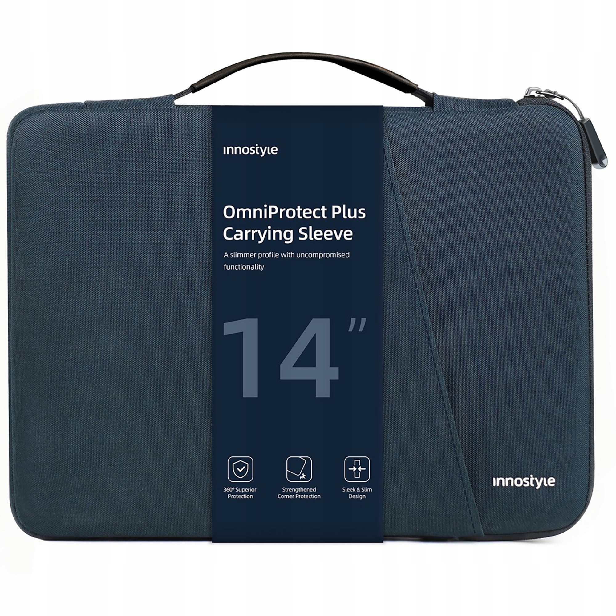 Innostyle Taška Na Notebook 13 14 Voděodolná Pouzdro Omniprotect Plus Modrá
