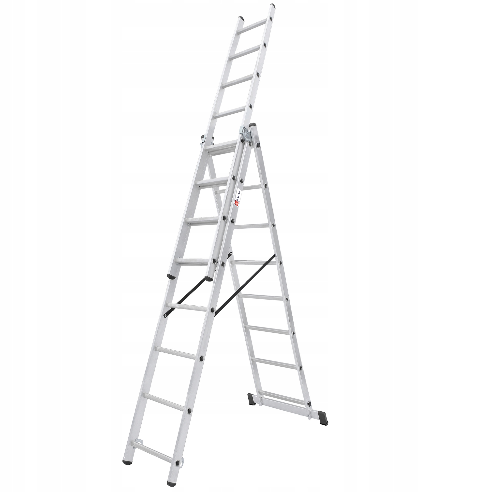 

Kadax Drabina Aluminiowa 3x7 Dwustronna Składana