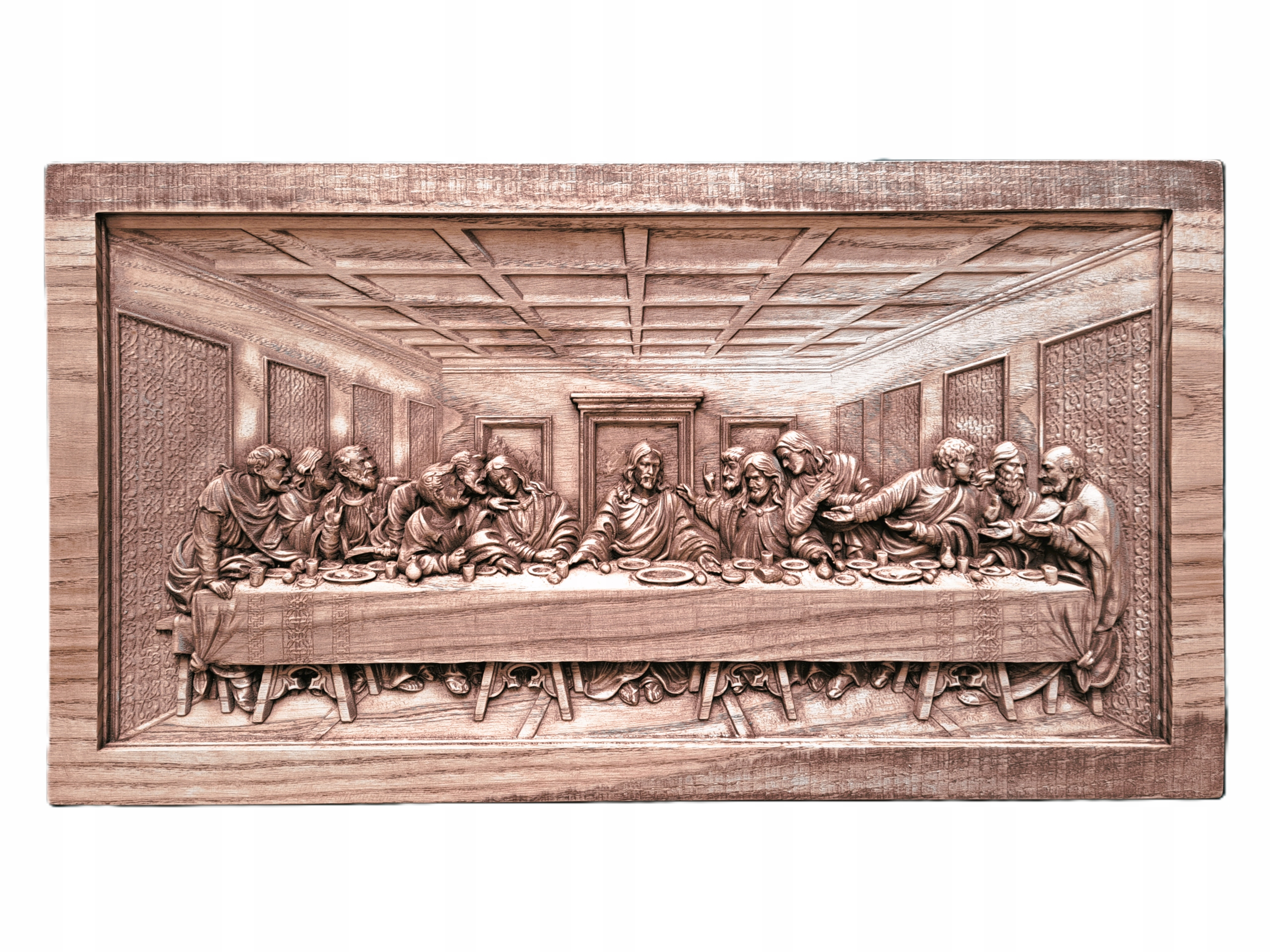 Dřevěný Reliéf Poslední Večeře dárek Suvenýr Svatba Jubileum