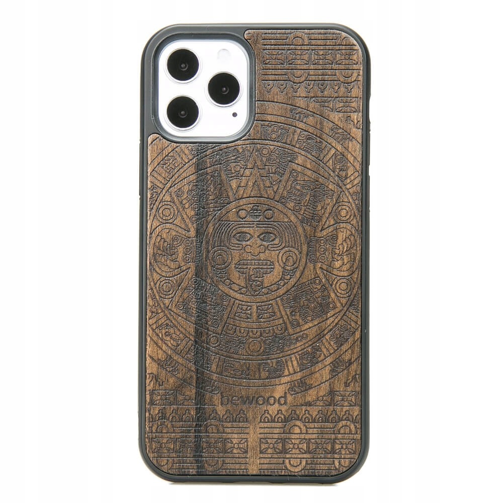 Pouzdro Bewood pro iPhone 12/12 Pro Kalendář Aztécký Ziricote