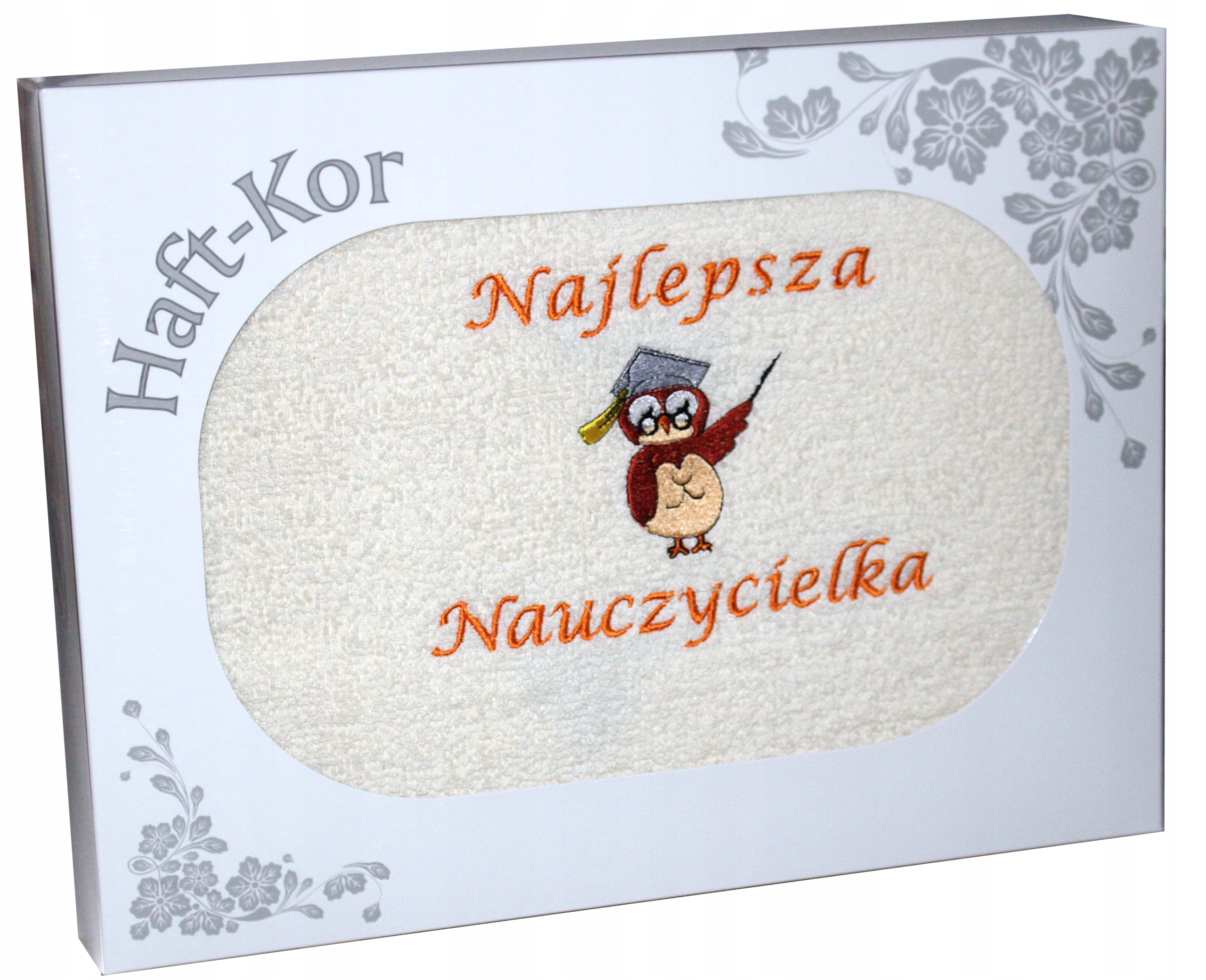

Ręcznik 70x140 Z Haftem Dzień Nauczyciela