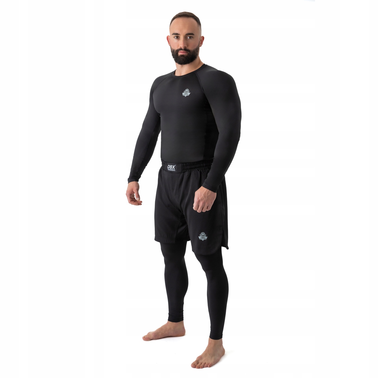 RASHGUARD LONG SLEEVE KOSZULKA KOMPRESYJNA DŁUGI RĘKAW MMA BLACKRSL M EAN (GTIN) 5904639192639