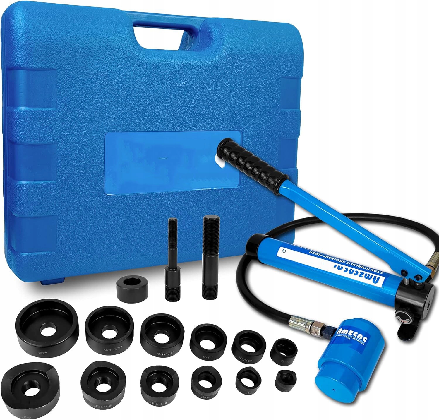 Hydraulický Vyřezávač Otvorů Pro Plech Pražský Korunkový Vrták 22-60 mm Pohon 10T
