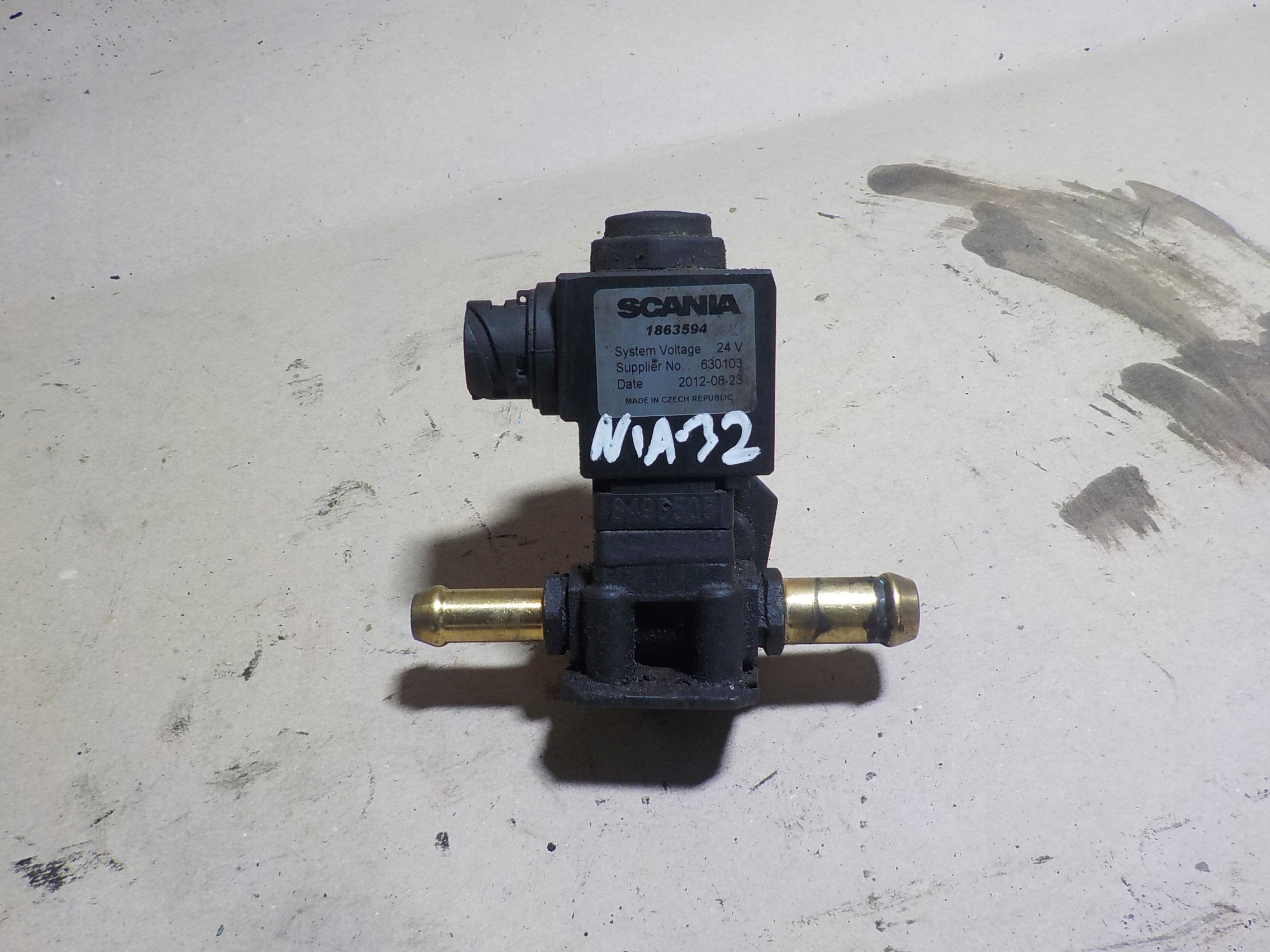 SCANIA R420 водяний клапан 1863594 EURO5