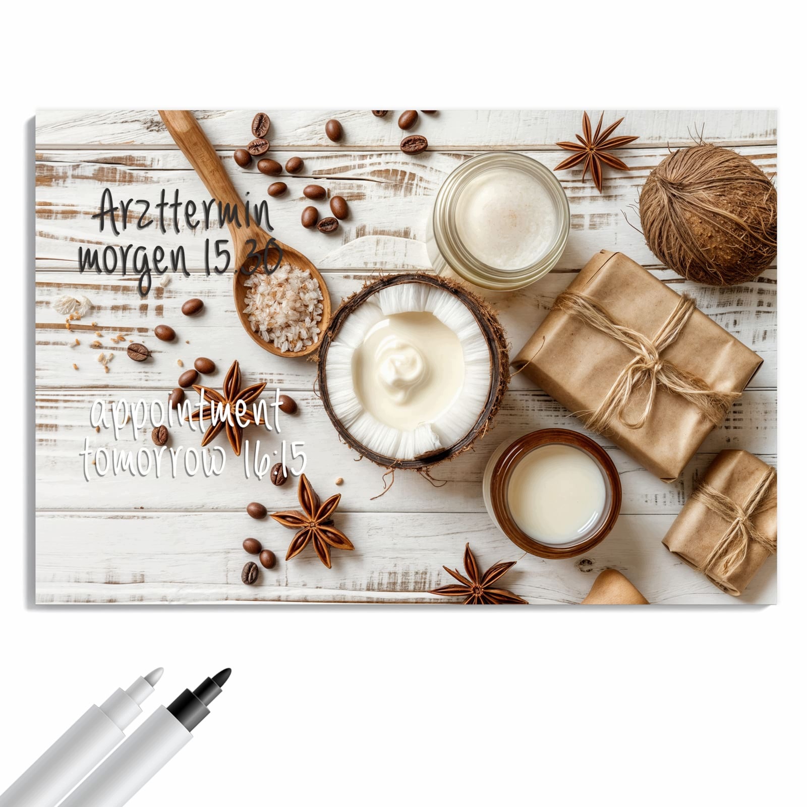 Magnetická tabule Naturalne Kosmetyki 60 × 40 cm