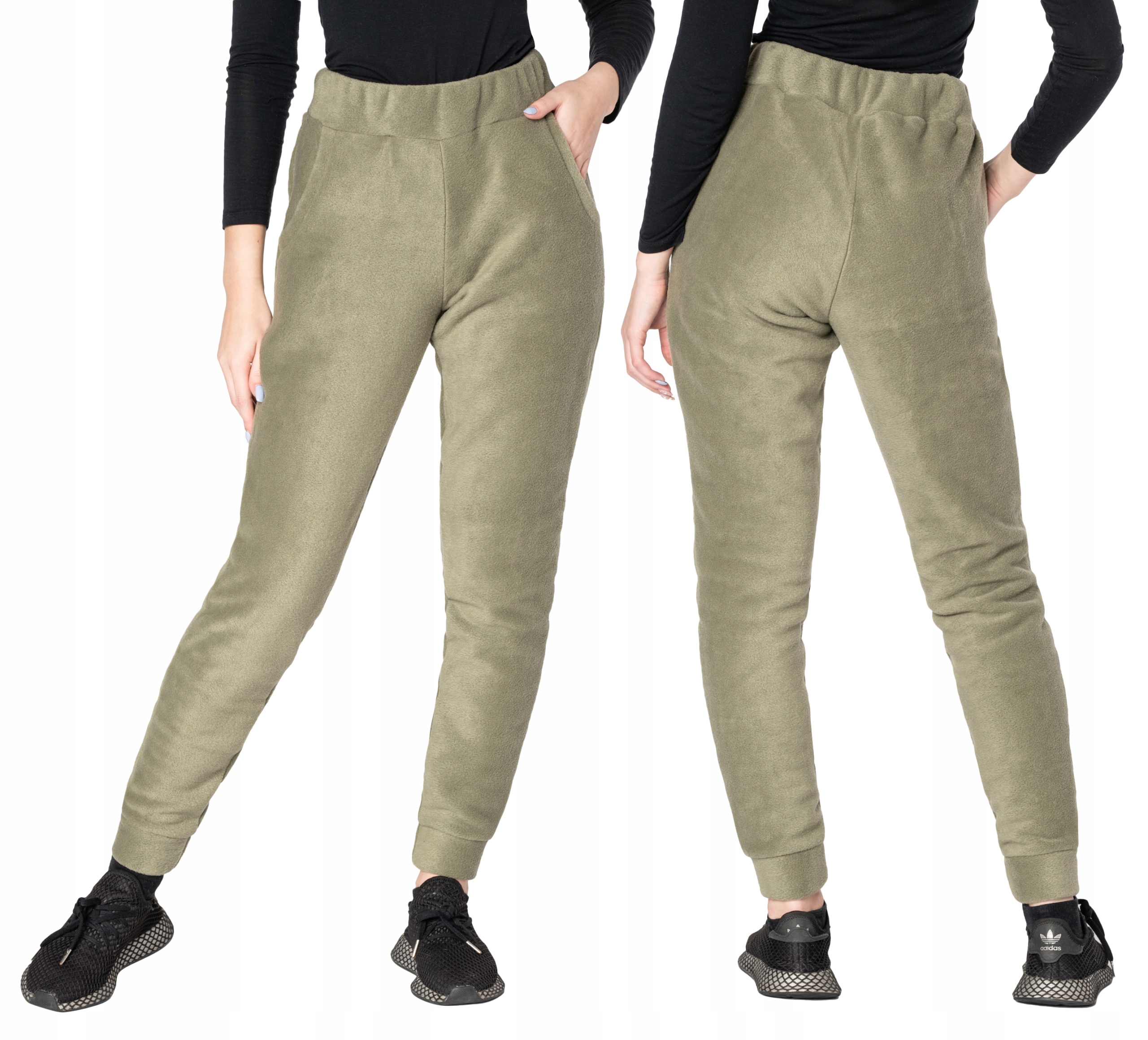 

Ciepłe Spodnie Polarowe Dresowe Damskie JRX4-5 r S