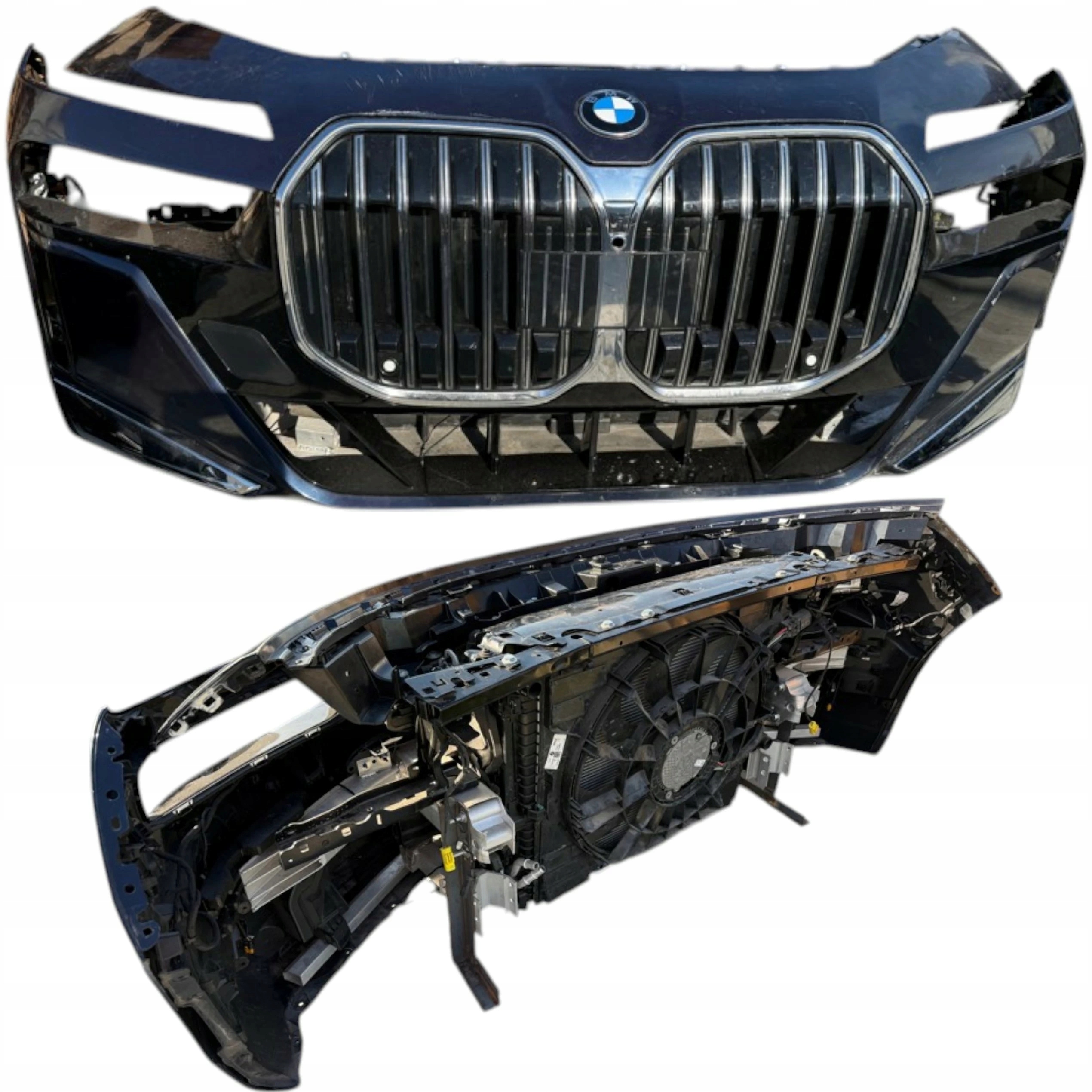 running board support panel for radiators radiator bumper fan sider BMW 7 G70 2022