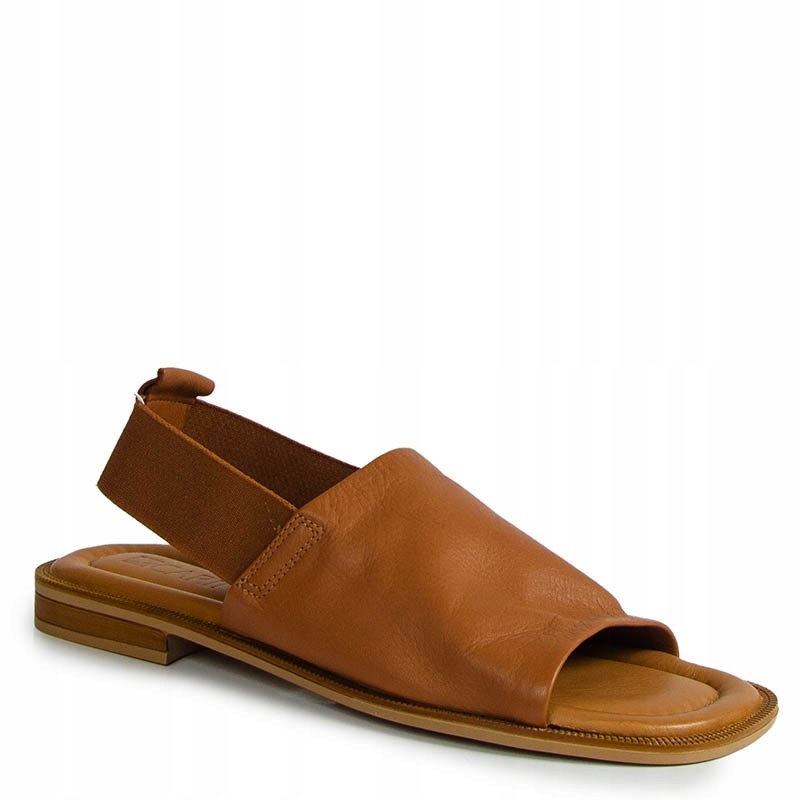 Carinii B6444 Hnědé Kožené Sandály 38