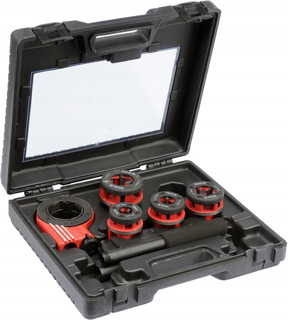 YATO GWINTOWNICA RĘCZNA 3/8"-1" YT-29001 Rozmiary głowic 3/8