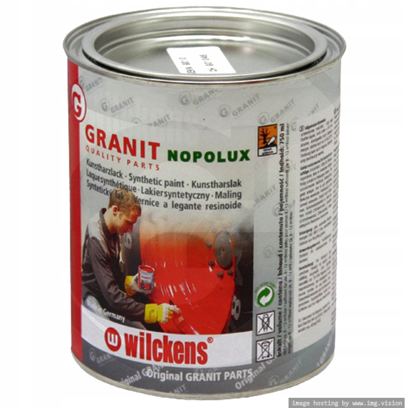 Лак фарба RAL 3002 цегляна 2,5 л