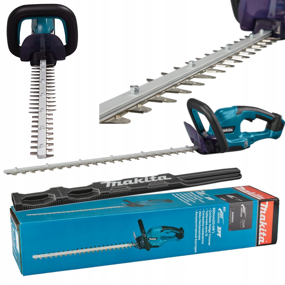 akumulátorové nožnice na živý plot 18V, 60 cm, Makita [DUH607Z] Li-Ion, Lxt