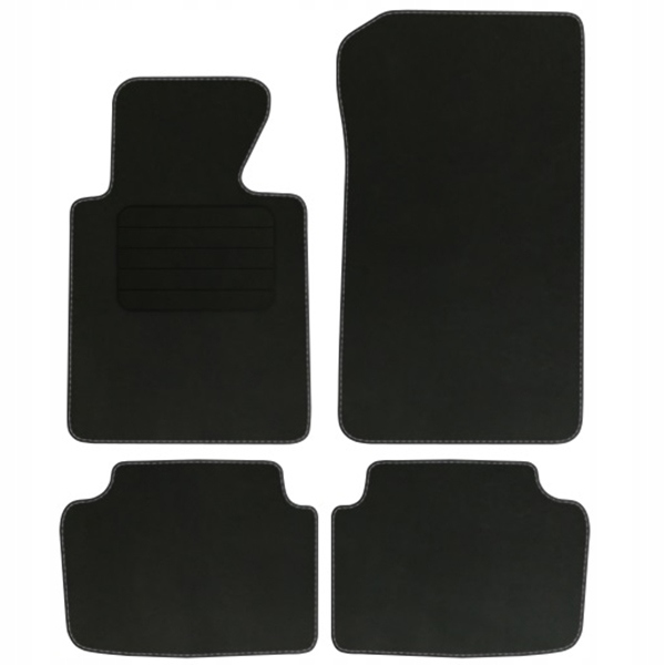 Bmw 3 E46 1998-2005 velurové koberce Comfort Černé
