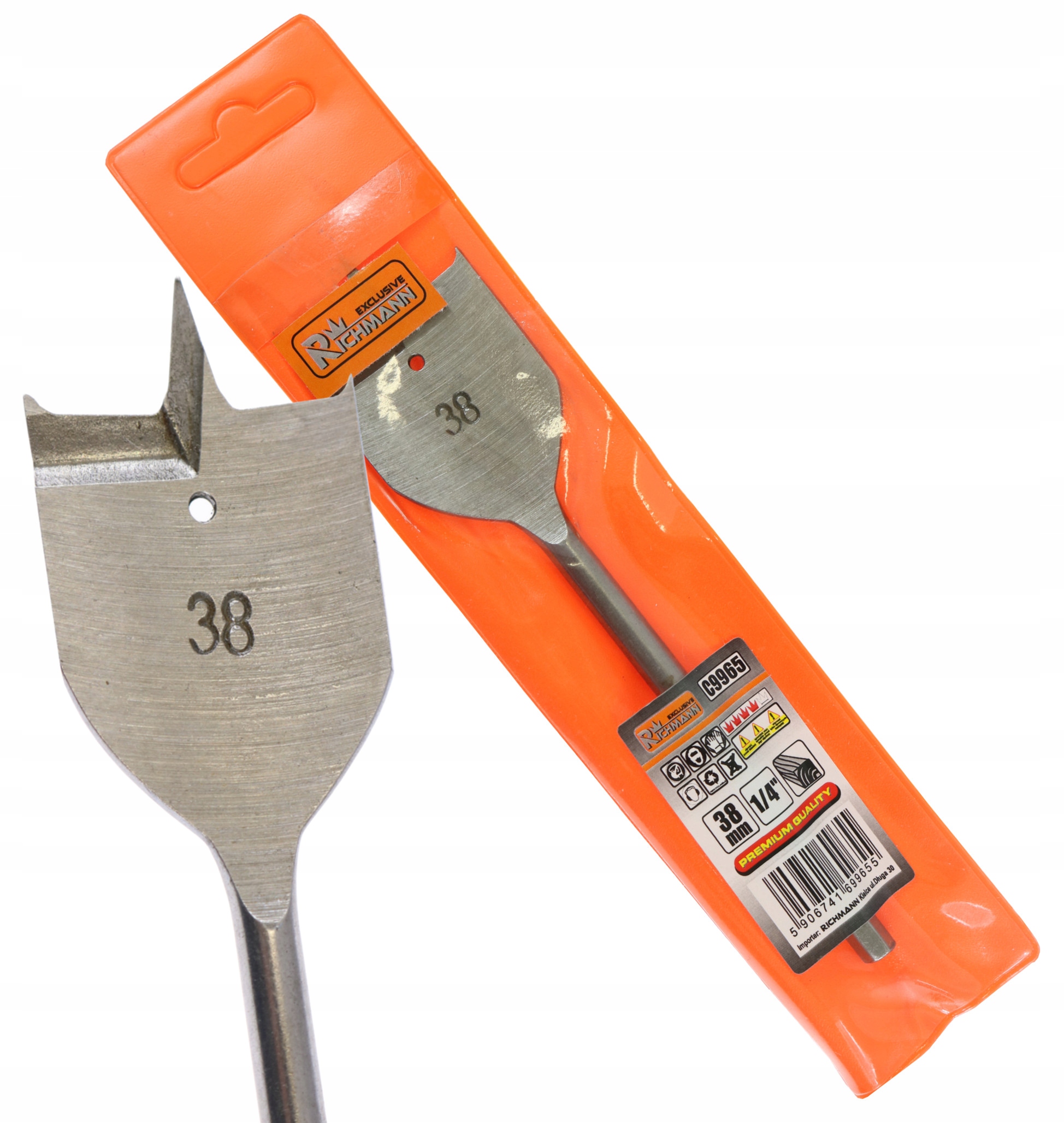 

Wiertło Piórowe Łopatkowe Do Drewna 38MM C9965