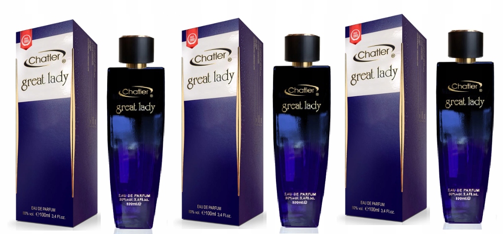 Chatler Great Lady 3x100 ml parfémovaná voda