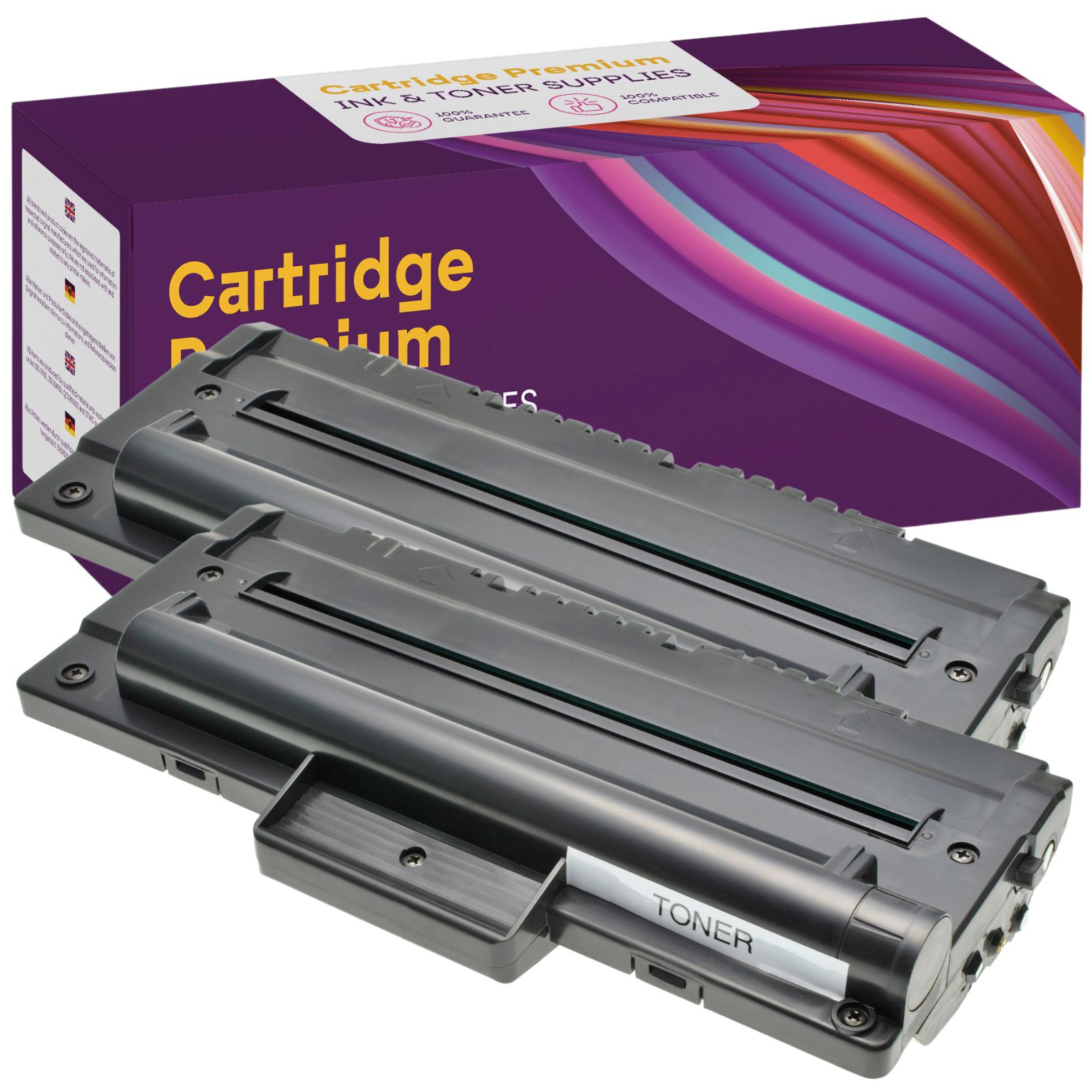 2x Toner pro Samsung SCX-D4200A SCX-4200R Set XL