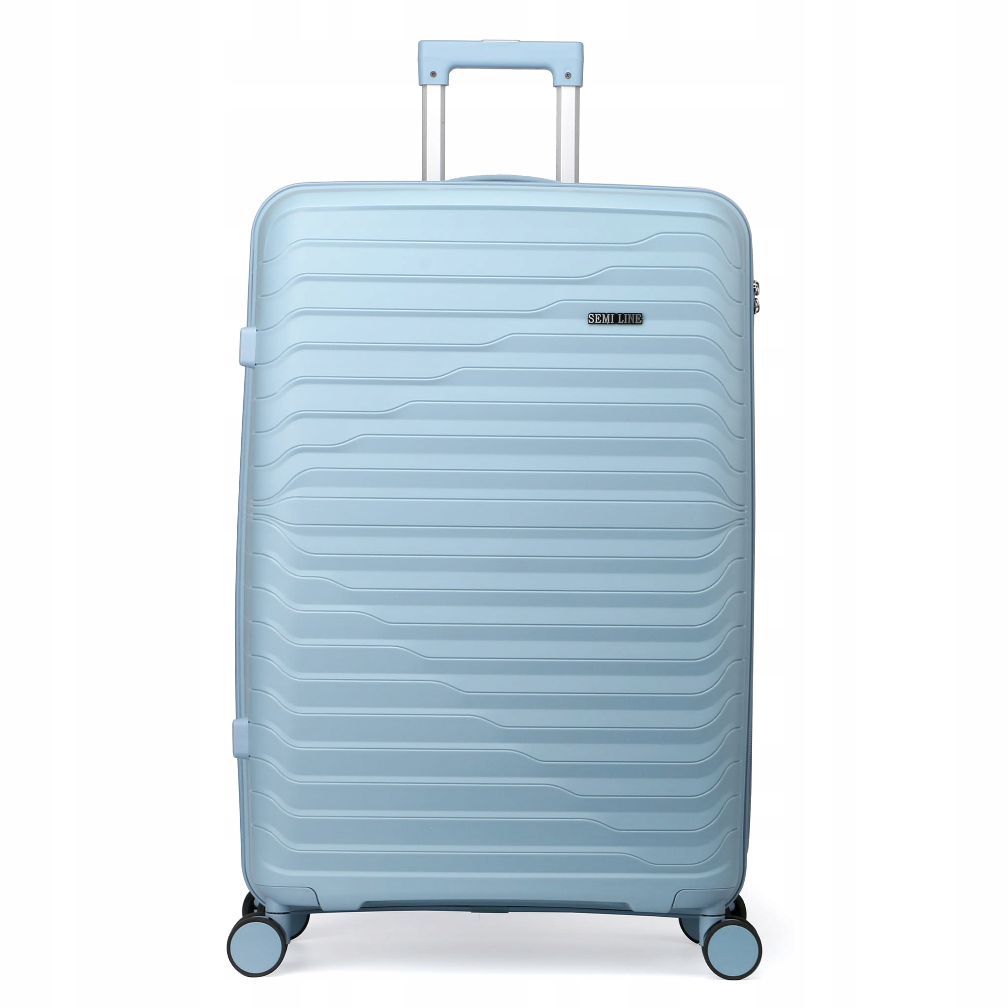 Średnia twarda walizka z polipropylenu 24" Semi Line T5780-2 zamek szyfrowy