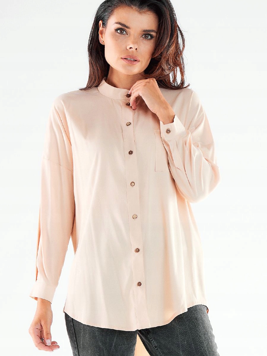 Dámská košile Model A525 Beige awama (L/XL)