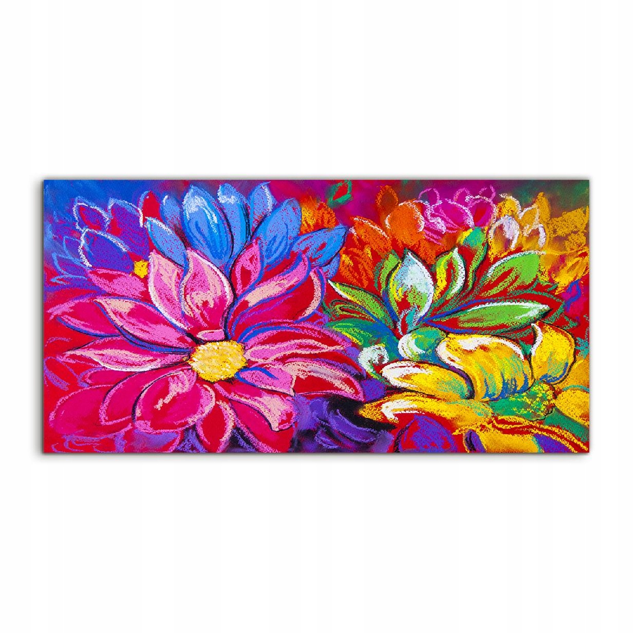 

Obraz akryl 100x50 wiszący Kwiaty Sztuka Pastele