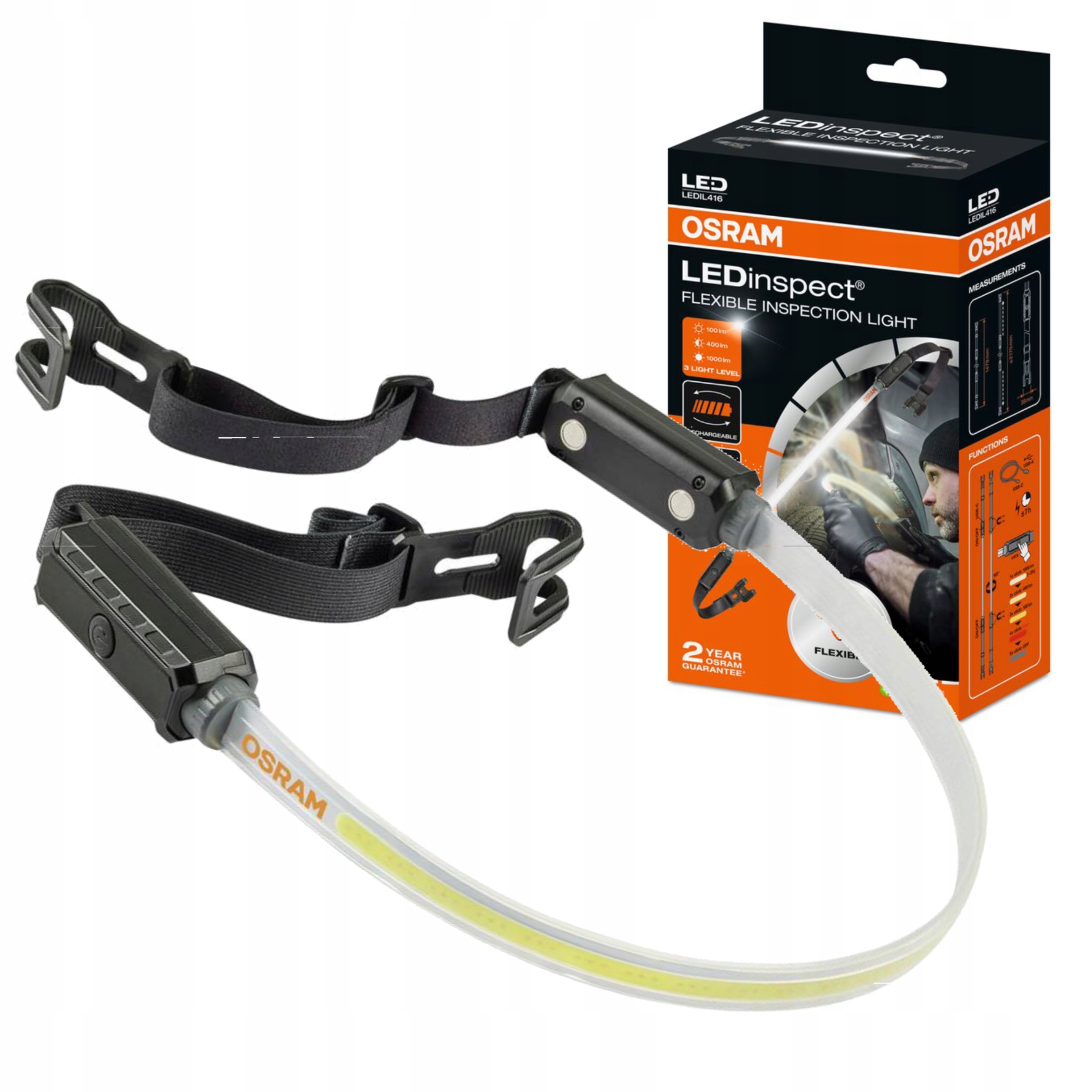Osram LEDinspect Flexible Inšpekčná dielenská lampa